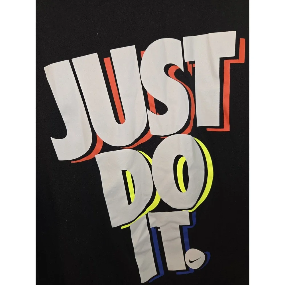 Nike Just Do It 100% Cotton Mens Large‎ Short Sleeve Graphic T Shirt